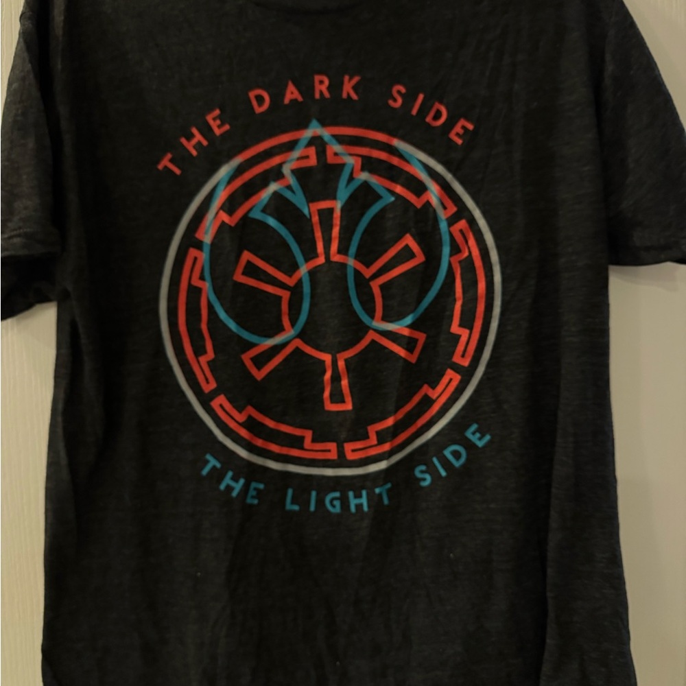 Star Wars Charcoal Tee with White Logo